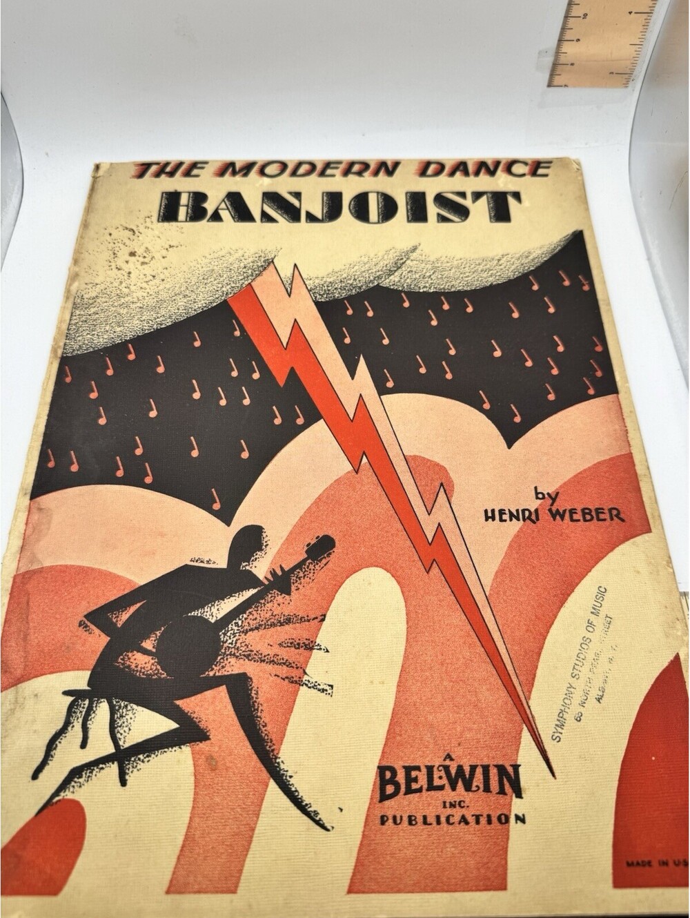 The Modern Dance Pianist, by Henri Weber 1929 Education Library #24 Belwin VTG